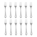 Satinique 18/8 Stainless Steel Dinner Fork Set of 12 – Mirror Polished Flatware for Everyday Dining